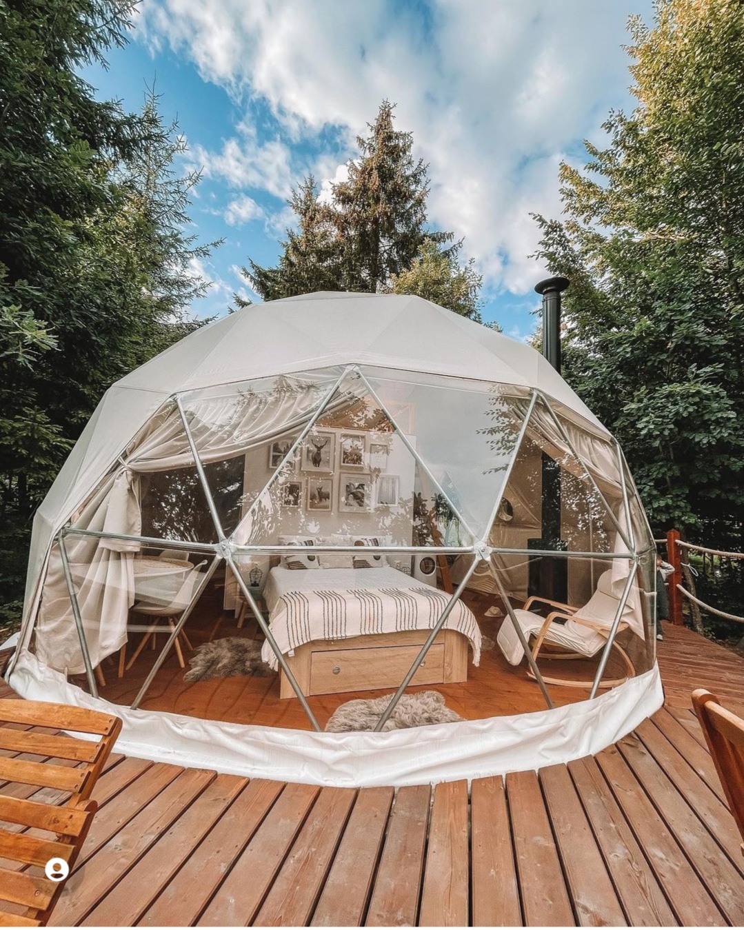 Interior of Medve Dome